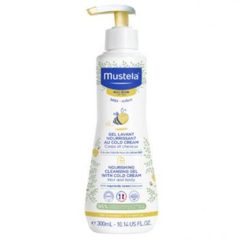 Gel de curatare hranitor cu Cold Cream, 300 ml, Mustela (Gramaj: 300 ml, Concentratie: Gel de curatare)