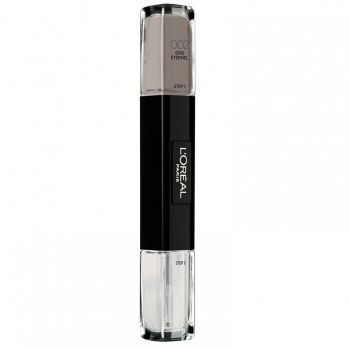 Lac de unghii L'Oreal Infallible Gel Nail Polish, 2x5ml (Concentratie: Lac de unghii, Culoare produse: 02 Gris Eternel)