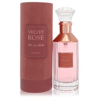 Lattafa Velvet Rose, Apa de Parfum, Femei, 100 ml (Concentratie: Apa de Parfum, Gramaj: 100 ml)