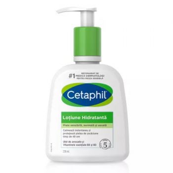 Lotiune hidratanta pentru piele uscata si sensibila Cetaphil (Concentratie: Lotiune de Corp, Gramaj: 236 ml) Lotiune hidratanta pentru piele uscata si sensibila Cetaphil (Concentratie: Lotiune de Corp, Gramaj: 236 ml)