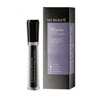 Mascara M2 Beaute Black Nano Nutrition & Natural Growth, 6 ml (Concentratie: Mascara / Rimel, CULOARE: Black) ieftin