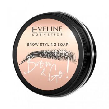 Sapun de fixare si ingrijire a sprancenelor Eveline Cosmetics, Brow&Go de firma original