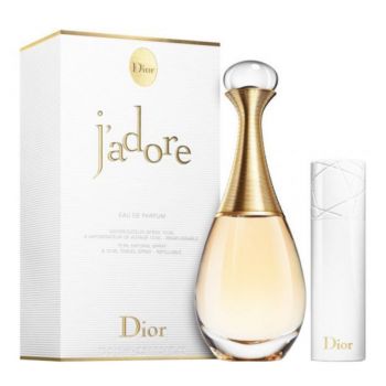 Set Christian Dior J'Adore Apa de Parfum, Femei (Concentratie: Apa de Parfum, Gramaj: 100 ml + 10 ml)
