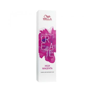 Vopsea semipermanenta Wella Professionals Color Fresh Create (Gramaj: 60 ml, Concentratie: Vopsea semipermanenta, Culoare vopsea: High Magenta) ieftina