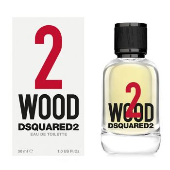 Dsquared2 2 Wood, Apa de Toaleta, Unisex (Concentratie: Apa de Toaleta, Gramaj: 30 ml) de firma original