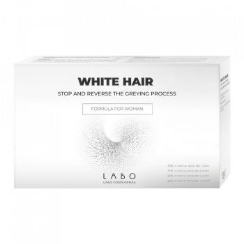 Fiole tratament White Hair pentru stoparea si inversarea procesului de albire a parului, pentru femei (Concentratie: Tratamente pentru par, Gramaj: 40 fiole) ieftina