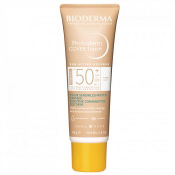 Fluid Cover Touch cu SPF50+ Bioderma Photoderm, 40g (Gramaj: 40 ml, Nuanta fond de ten: Nuanta deschisa)