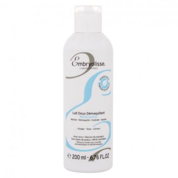 Lapte demachiant rezistent la apa Embryolisse Gentle Waterproof Milky, 200 ml (Concentratie: Demachiant, Gramaj: 200 ml)