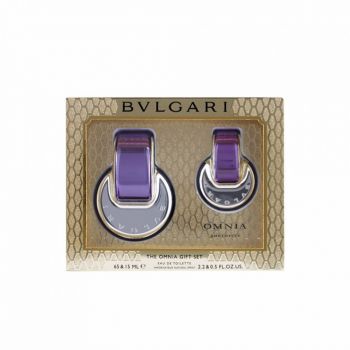 Set cadou Bvlgari Omnia Amethyste (Continut set: 65 ml Apa de Toaleta + 15 ml Apa de Toaleta)