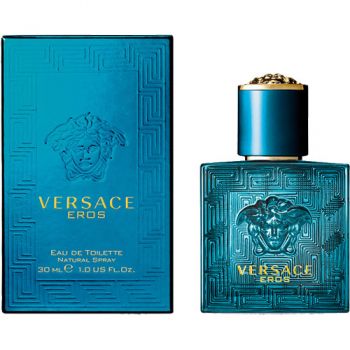 Versace Eros, Apa de Toaleta, Barbati (Concentratie: Apa de Toaleta, Gramaj: 30 ml)