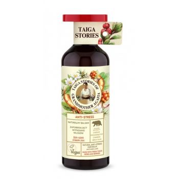 Balsam natural impotriva caderii parului cu Ginseng Siberian, 500 ml, Bunica Agafia (Concentratie: Sampon, Gramaj: 500 ml)