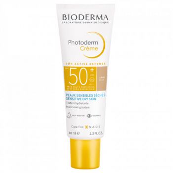 Crema colorata cu SPF50+ Photoderm, Bioderma (Concentratie: Protectie solara, Gramaj: 40 ml, CULOARE: Light) de firma originala