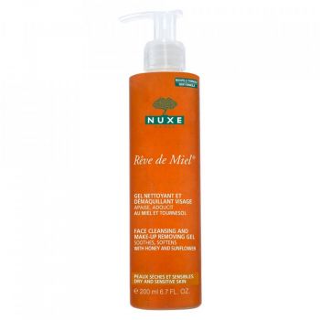 Gel demachiant, Nuxe Reve de Miel, 200ml (Gramaj: 200 ml)