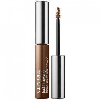 Gel pentru fixarea sprancenelor Clinique Just Browsing, 10 ml (CULOARE: 03 Deep Brown, Concentratie: Rimel pentru sprancene)