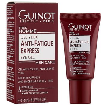 Gel pentru ochi anti-oboseală Guinot Tres Homme Anti Fatigue Express, 20 ml (Gramaj: 20 ml, Concentratie: Gel pentru ochi )