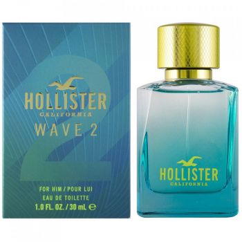 Hollister Wave 2 For Him, Apa de Toaleta, Barbati (Concentratie: Apa de Toaleta, Gramaj: 30 ml)