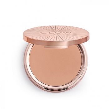 Pudra bronzanta compacta Makeup Revolution Glow Splendour Ultra Matte Bronzer (Concentratie: Pudra, CULOARE: Light, Gramaj: 15,5 g)