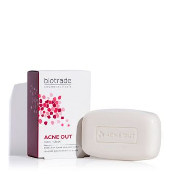 Sapun pentru tenul gras si predispus la acnee Biotrade Acne Out Soap, 100 g