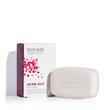 Sapun pentru tenul gras si predispus la acnee Biotrade Acne Out Soap, 100 g de firma original