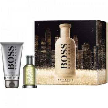 Set cadou Hugo Boss Boss Bottled, Barbati, Apa de Toaleta (Continut set: 50 ml Apa de Toaleta + 100 ml Gel de Dus)