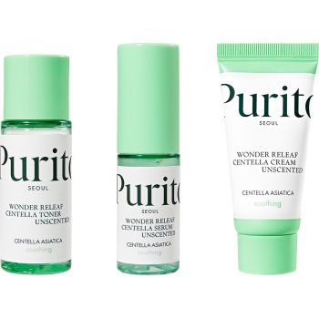 Set Purito Centella Unscented line Travel Kit Crema de fata 12 ml, Toner de fata 30 ml, Ser de fata 15 ml (Continut set: 12 ml Crema de fata + 30 ml Toner de fata + 15 ml Ser de fata ) Set Purito Centella Unscented line Travel Kit Crema de fata 12 ml, Toner de fata 30 ml, Ser de fata 15 ml (Continut set: 12 ml Crema de fata + 30 ml Toner de fata + 15 ml Ser de fata )