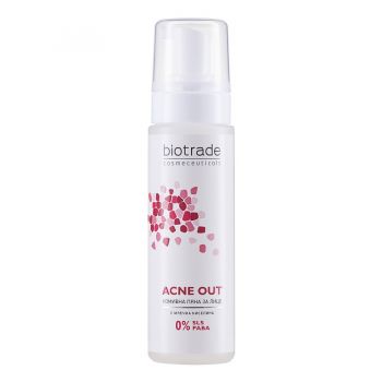 Spuma de curatare pentru ten acneic Biotrade Acne Out, 150 ml