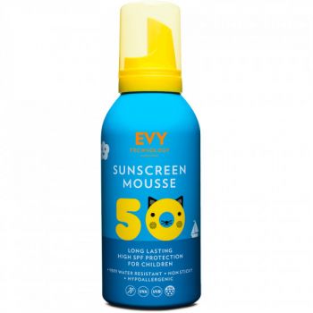 Spuma de fata si corp pentru copii Evy Technology SPF 50, 150 ml (Concentratie: Protectie solara, Gramaj: 150 ml)