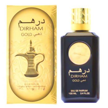 Ard al Zaafaran Dirham Gold Apa de Parfum, Unisex, 100ml (Concentratie: Apa de Parfum, Gramaj: 100 ml)