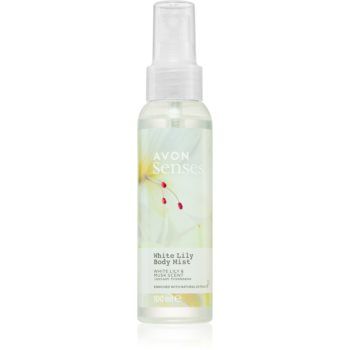 Avon Senses White Lily & Musk spray de corp racoritor