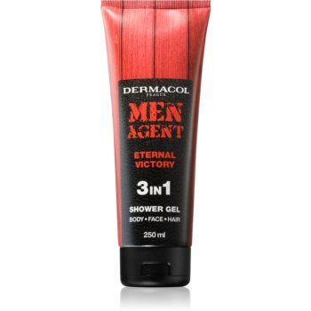 Dermacol Men Agent Eternal Victory gel de dus pentru față, corp și păr pentru barbati