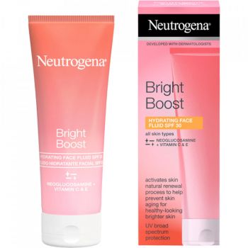 Gel crema de zi SPF30 Bright Boost, Neutrogena (Gramaj: 50 ml, Concentratie: Gel crema)