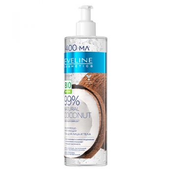 Gel pentru fata si corp Eveline Cosmetics BioOrganic Coconut (Concentratie: Lotiune de Corp, Gramaj: 400 ml)