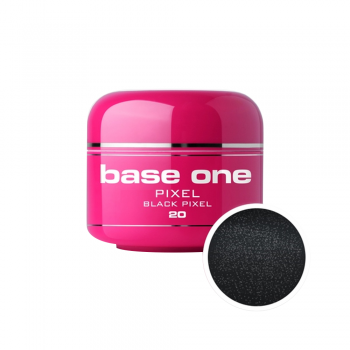 Gel UV color Base One, 5 g, Pixel, black pixel 20