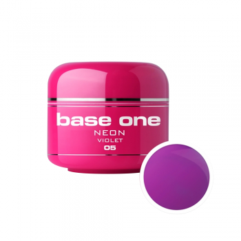 Gel UV color Base One, Neon, violet 5, 5 g