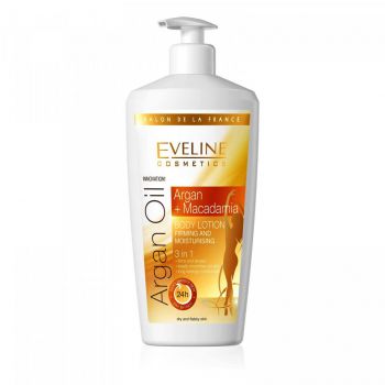 Lotiune de corp Eveline Cosmetics bioArgan (Concentratie: Lotiune de Corp, Gramaj: 350 ml)