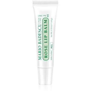 Mario Badescu Rose Lip Balm balsam de buze ultra nutritiv cu aromă de trandafiri