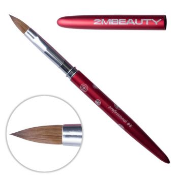 Pensula acryl 2M Red Abstract - migdale nr. 08 de firma originala