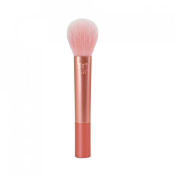 Pensula machiaj pentru aplicarea pudrei Real Techniques Light Layer Face Brush (Concentratie: Pensula)