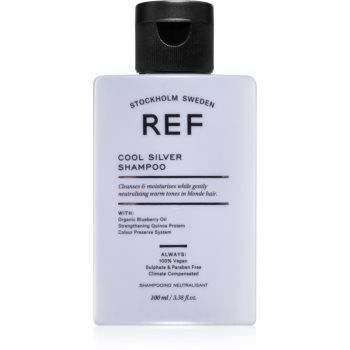REF Cool Silver Shampoo Sampon argintiu neutralizeaza tonurile de galben ieftin