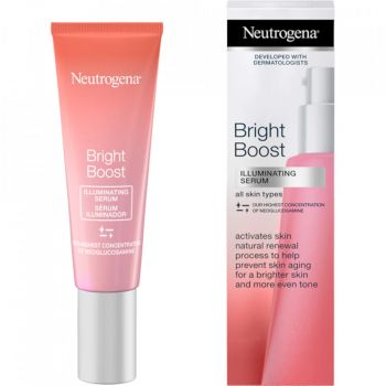 Ser pentru fata Iluminating Bright Boost, Neutrogena (Concentratie: Serum, Gramaj: 30 ml)