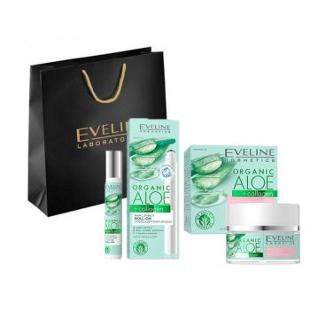 Set Eveline Cosmetics Crema de zi, Gel hidratant pentru conturul ochilor (Concentratie: Set)