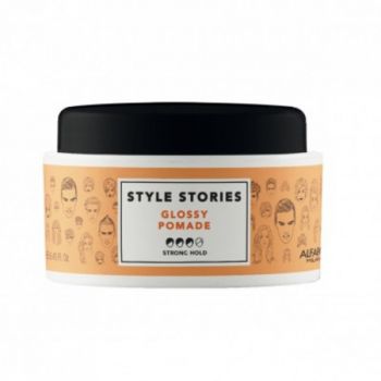 Ceara de Stralucire Alfaparf Styles Stories Glossy Pomade 100 ml (Gramaj: 100 ml, Concentratie: Crema par)