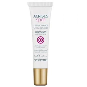 Crema colorata pentru cicatrici post-acneice Acnises Spot, Sesderma (Concentratie: Crema, Gramaj: 15 ml)