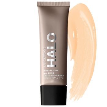 Crema hidratanta colorata, cu efect de iluminare Smashbox Halo Healthy Glow All-In-One Spf25 (Concentratie: Crema, Gramaj: 40 ml, CULOARE: Light Medium)