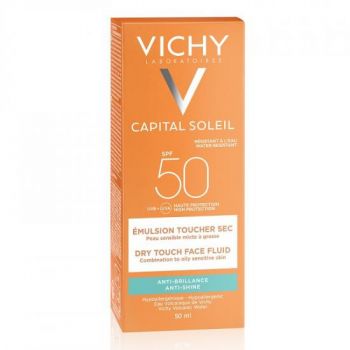 Emulsie matifianta pentru fata SPF 50 Capital Soleil Vichy (Gramaj: 50 ml, Concentratie: Emulsie) de firma originala