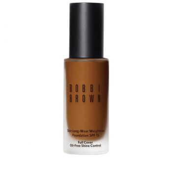 Fond de ten Bobbi Brown Skin LongWear Weightless Full Cover Spf15 (Concentratie: Fond de ten, Gramaj: 30 ml, Nuanta fond de ten: Neutral Almond 080) de firma original