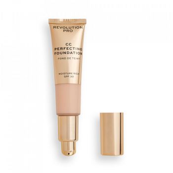 Fond de ten Makeup Revolution Pro CC Perfecting Spf 30 (Concentratie: Fond de ten, Gramaj: 26 ml, Nuanta fond de ten: F10)