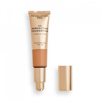 Fond de ten Makeup Revolution Pro CC Perfecting Spf 30 (Concentratie: Fond de ten, Gramaj: 26 ml, Nuanta fond de ten: F8)