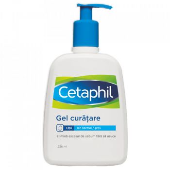 Gel de curatare pentru ten normal-gras Cetaphil (Gramaj: 236 ml, Concentratie: Gel de curatare)