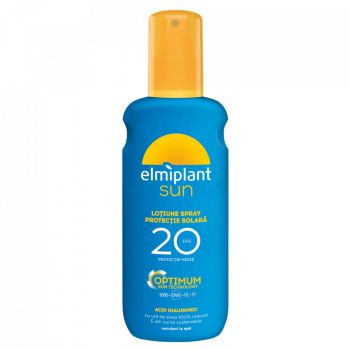 Lotiune spray cu protectie solara medie SPF 20 Optimum Sun Elmiplant (Concentratie: Lotiune, Gramaj: 200 ml)